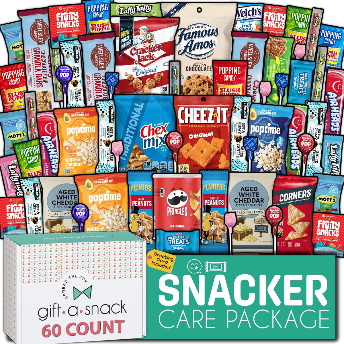 Nut Cravings Gift A Snack box front view, perfect for gifting occasions.