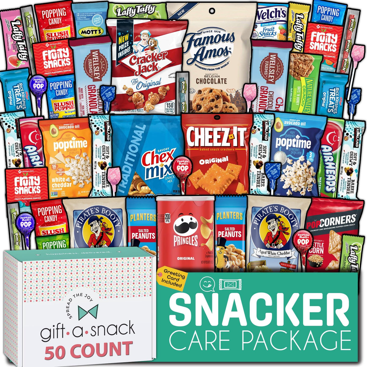 Nut Cravings Gift A Snack Mothers Day treats box featuring an assorted snack collection for gifting.