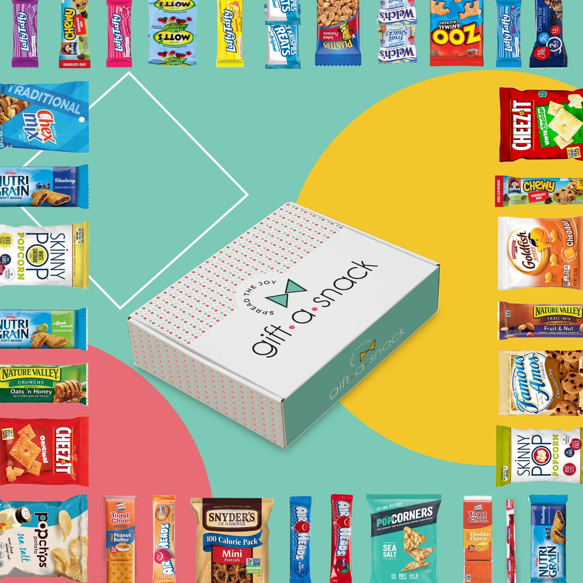 Nut Cravings Gift A Snack unboxing scene suggests easy gifting.