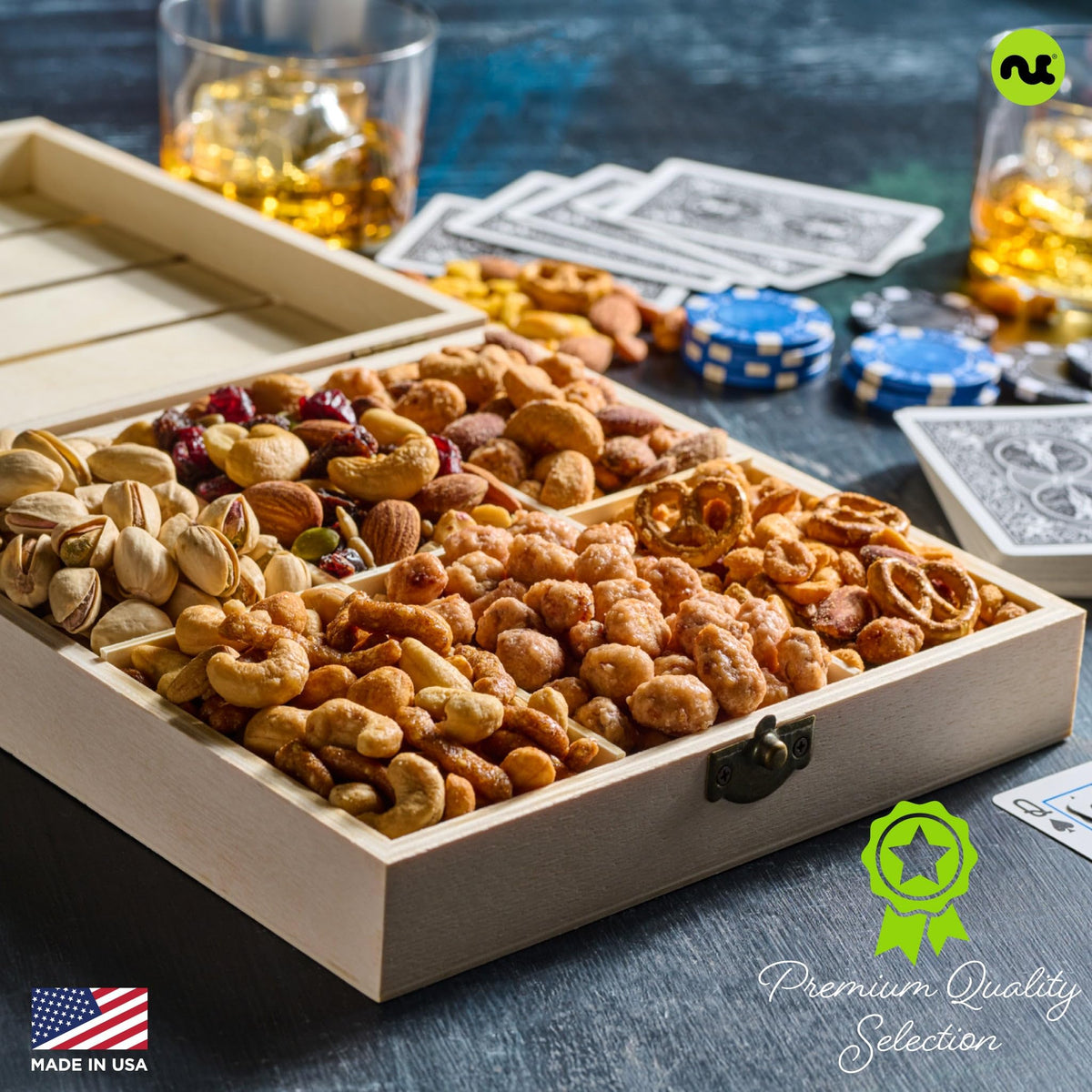 Nut Cravings gift message card included for personalized notes.