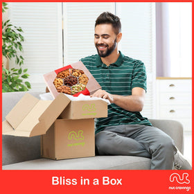 Nut Cravings gift note option visible at checkout for personalization.