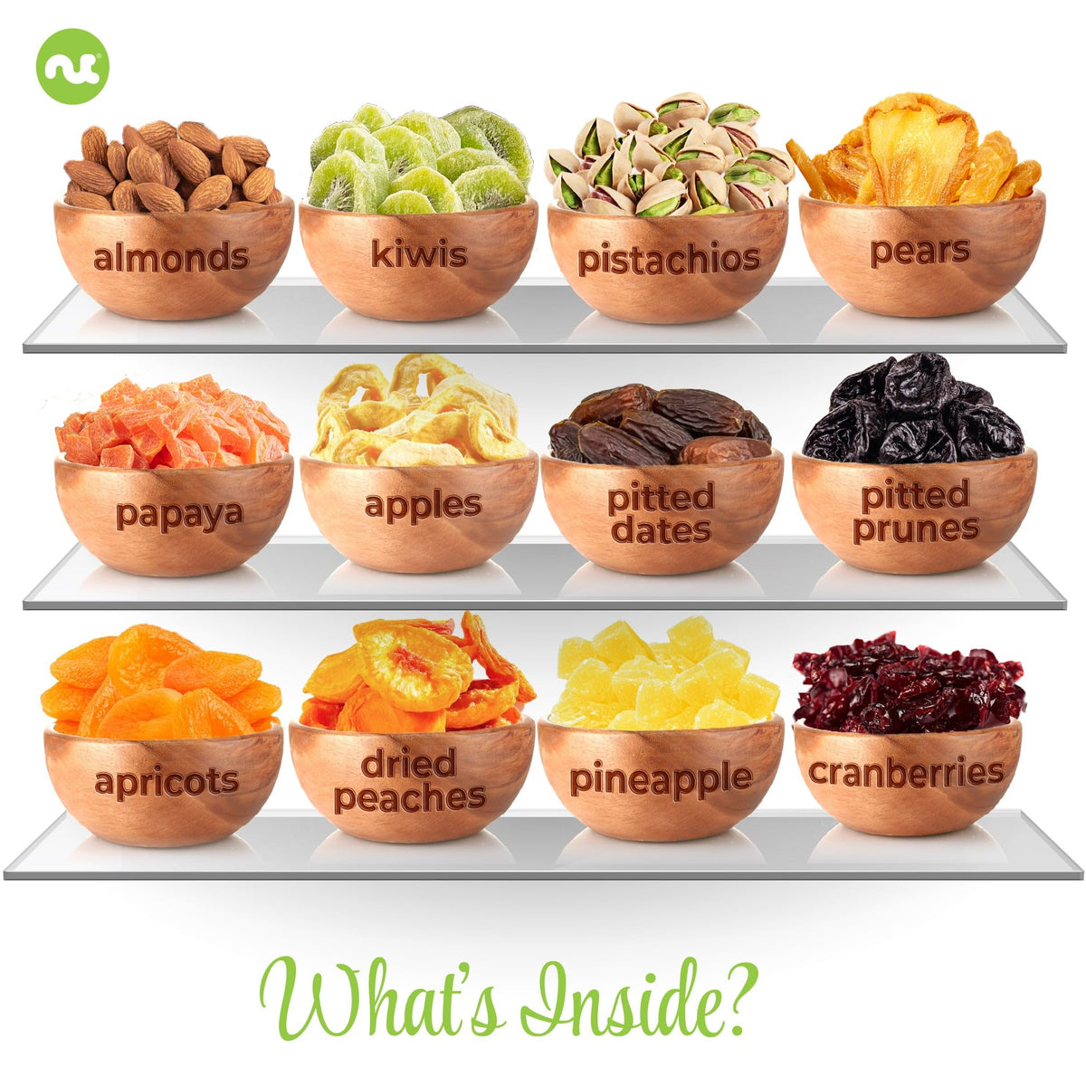 Global sourcing and New York packaging ensure freshness of Nut Cravings flavors.