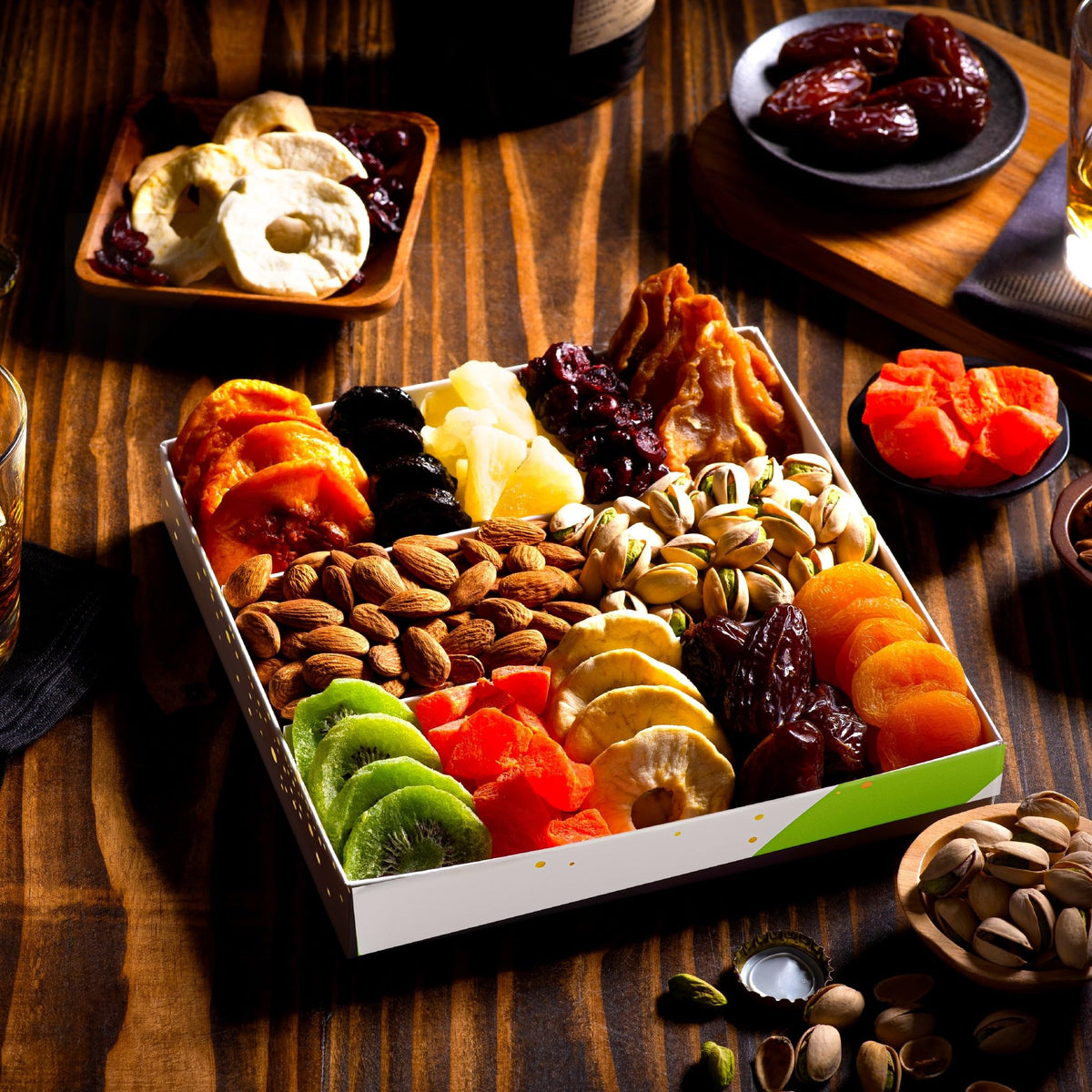 Gold-stamped premium packaging from Nut Cravings.