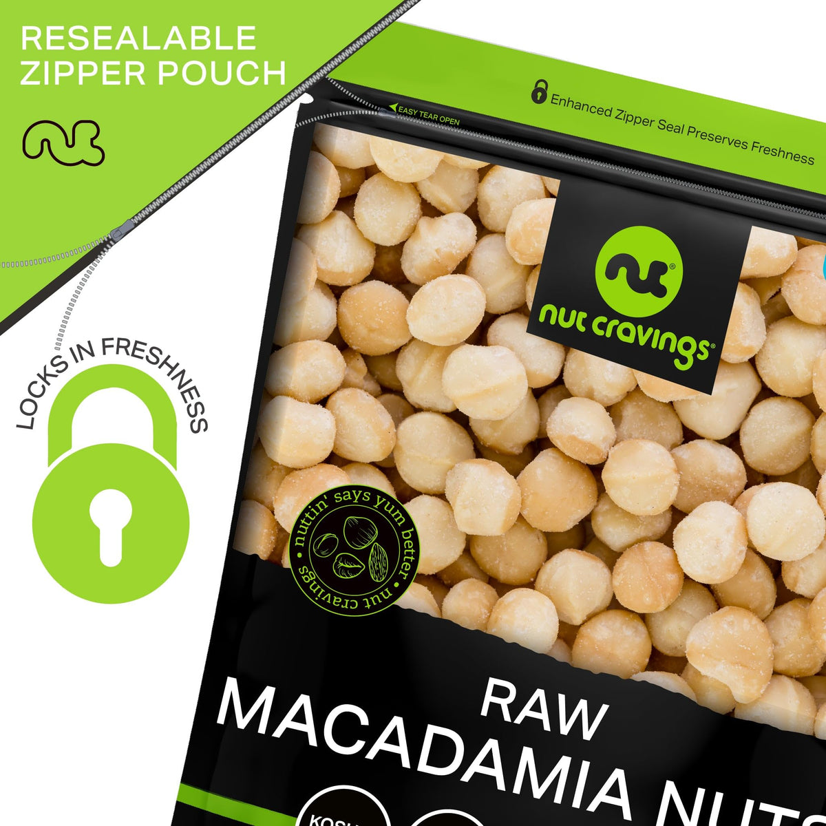 Nut Cravings handpicked macadamias from farms ensuring freshness and quality.