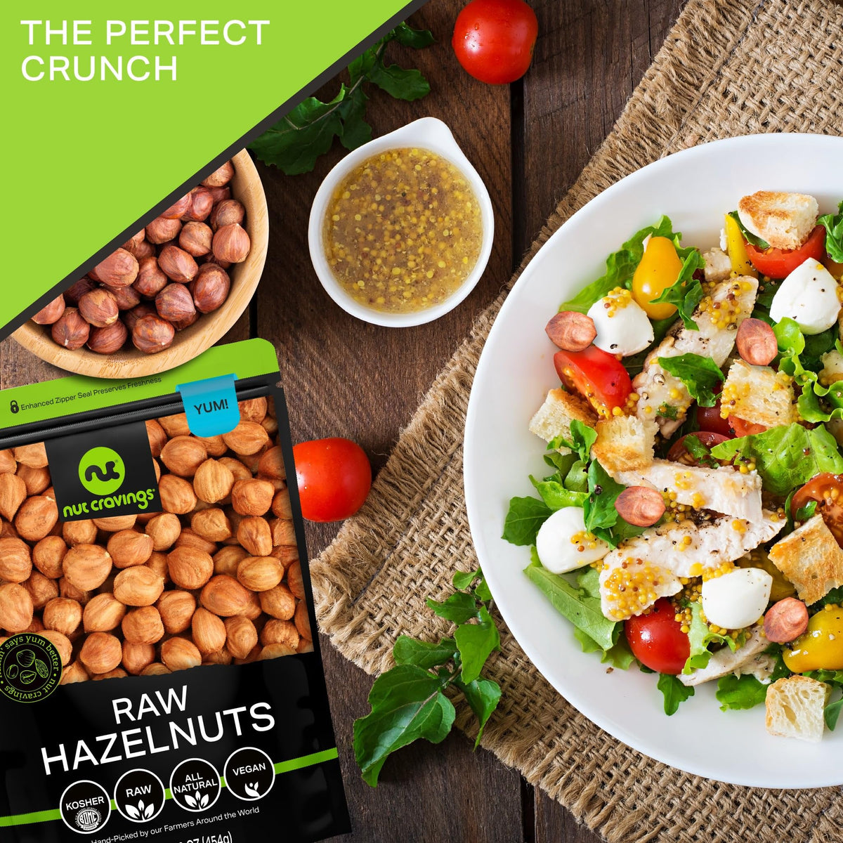 Nut Cravings hazelnuts for cookies and tarts.