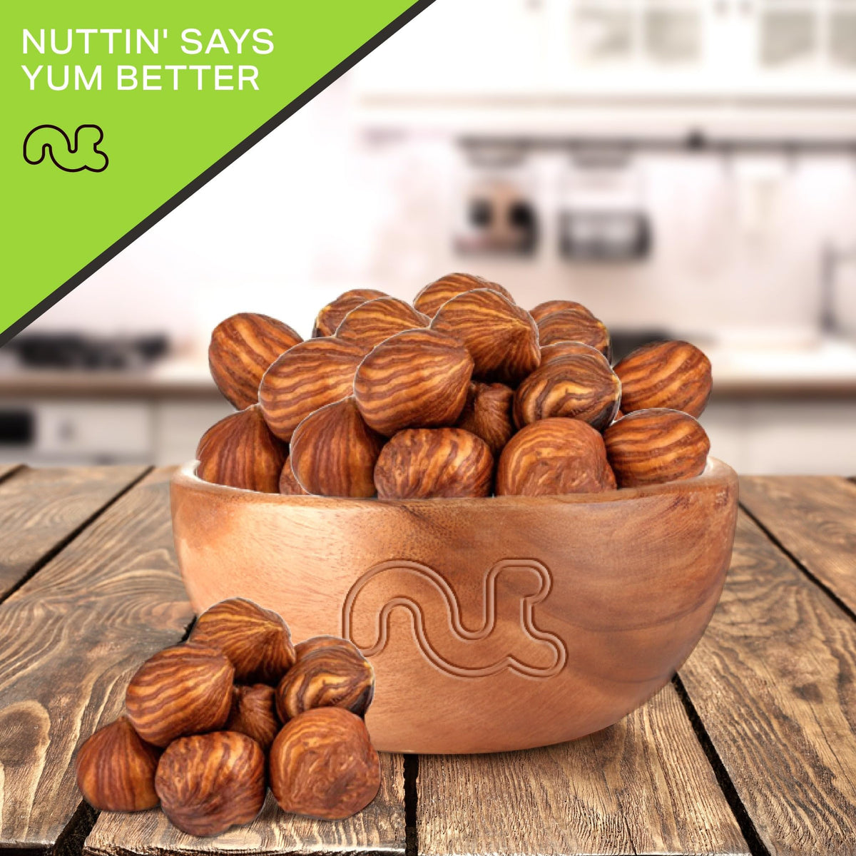 Nut Cravings hazelnuts on salads or seafood dishes.