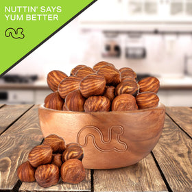 Nut Cravings hazelnuts on salads or seafood dishes.