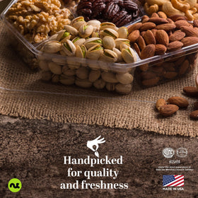 Nut Cravings honey roasted peanuts provide a savory crunch.