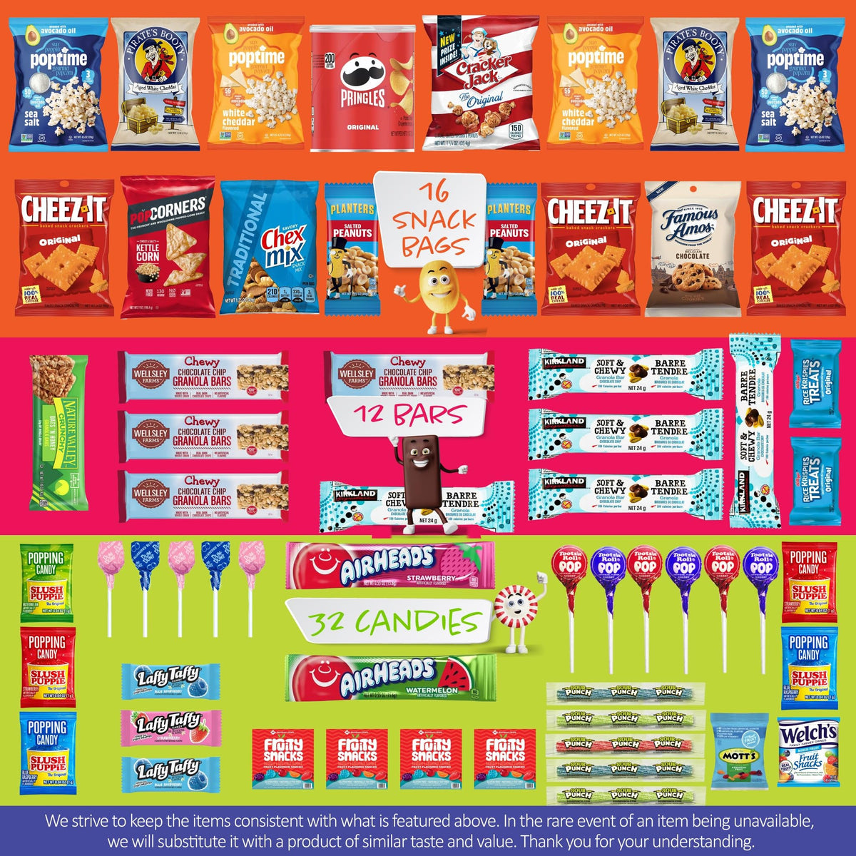 Nut Cravings I AM Snacky candy and snack assortment ideal for sharing.