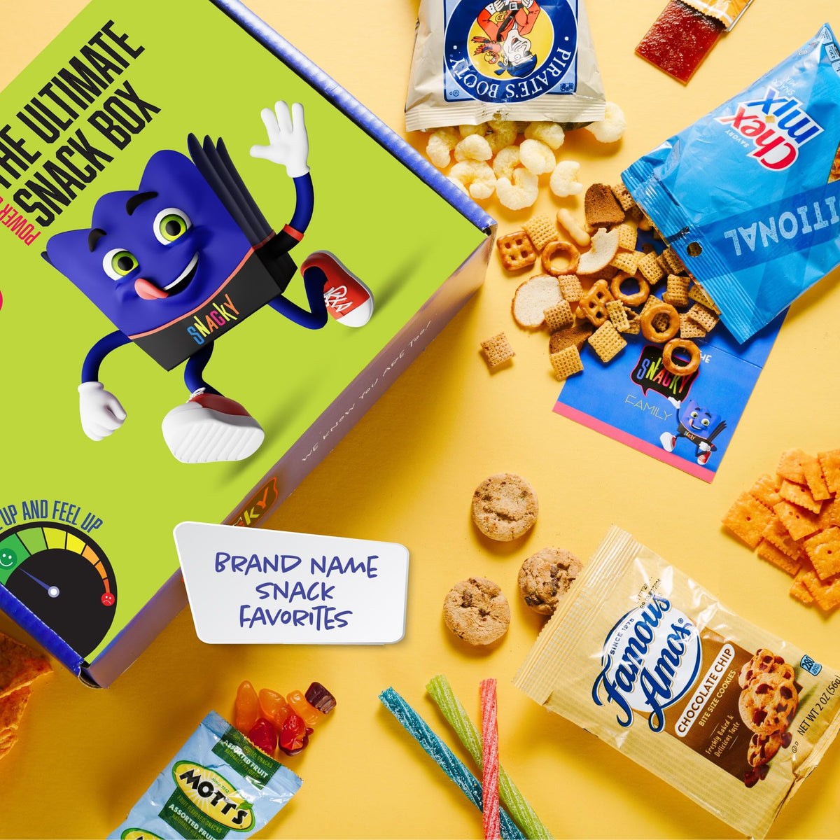 Nut Cravings I AM SNACKY greeting card inside adds a personal touch for celebrations.