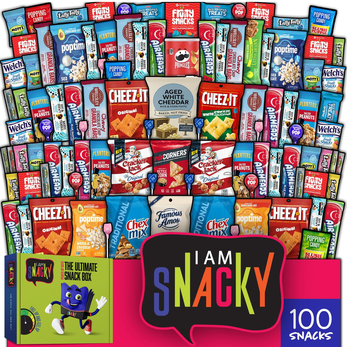 Nut Cravings I AM SNACKY party pack cover showcases premium gift packaging.