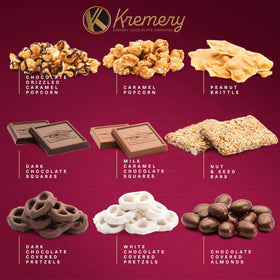 Nut Cravings KREMERY chocolate covered almonds, glossy bite-size treats