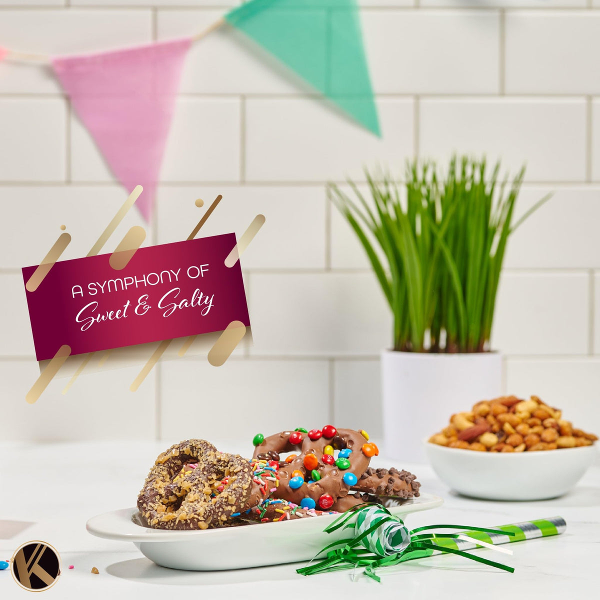 Nut Cravings KREMERY dark chocolate pretzels deliver rich flavor in every bite.
