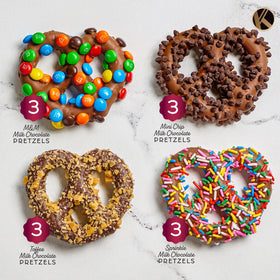 Nut Cravings KREMERY gift box with cheerful confetti design, ready for gifting.