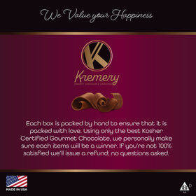 Nut Cravings Kremery kosher-certified packaging signals premium quality.