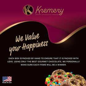 Nut Cravings KREMERY kosher-certified treats ensure quality and compliance.