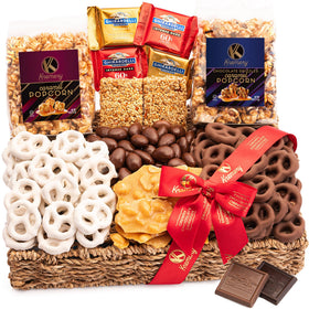 Nut Cravings KREMERY seagrass tray with ribbon, ideal for gifting