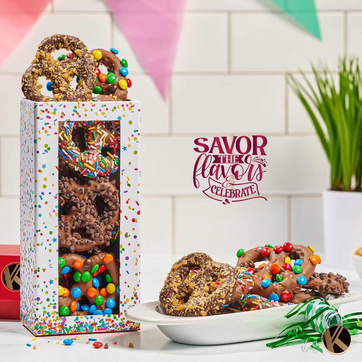 Nut Cravings KREMERY sprinkles topping adds colorful appeal and crunch.