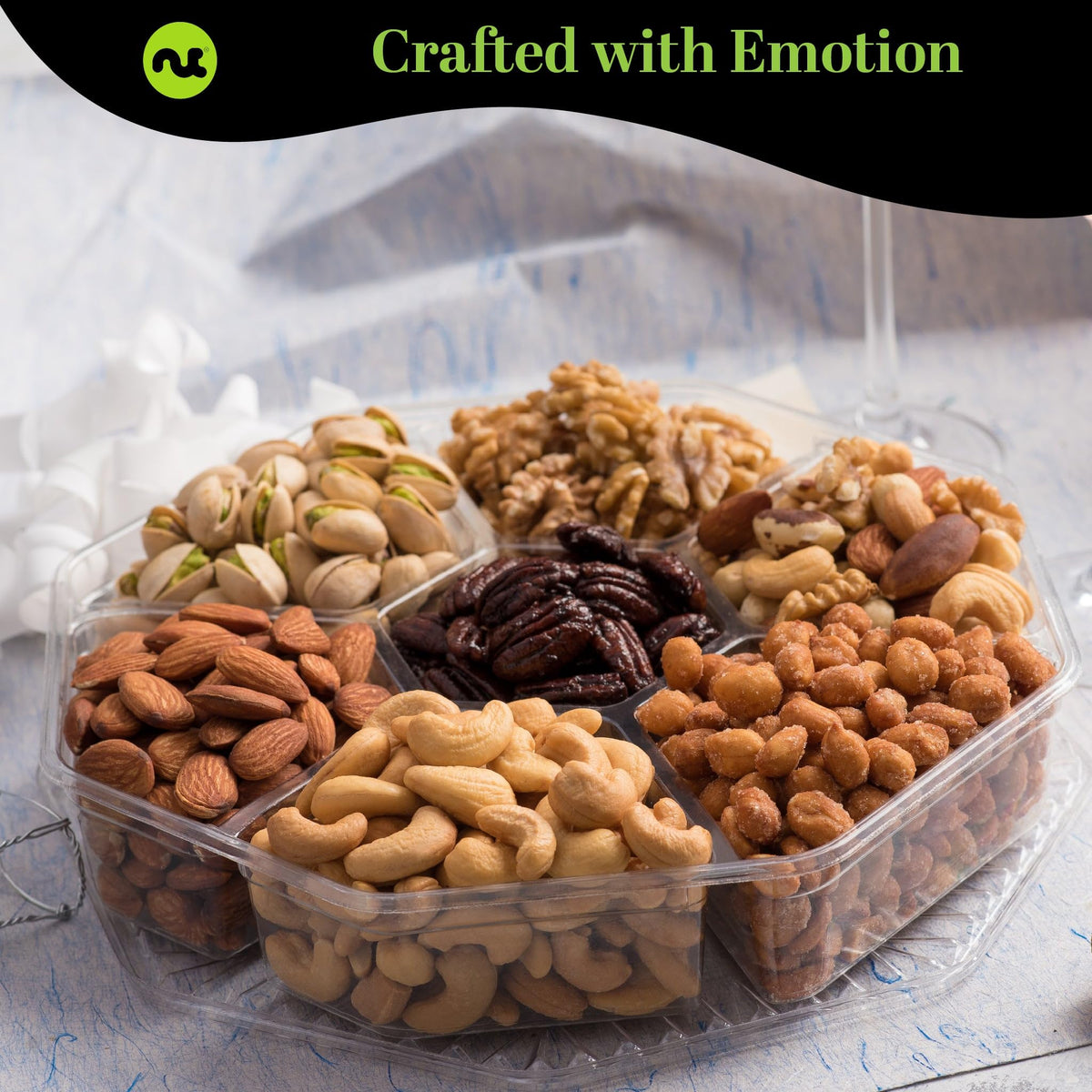 Nut Cravings mixed nuts offer a balanced, satisfying snack option.