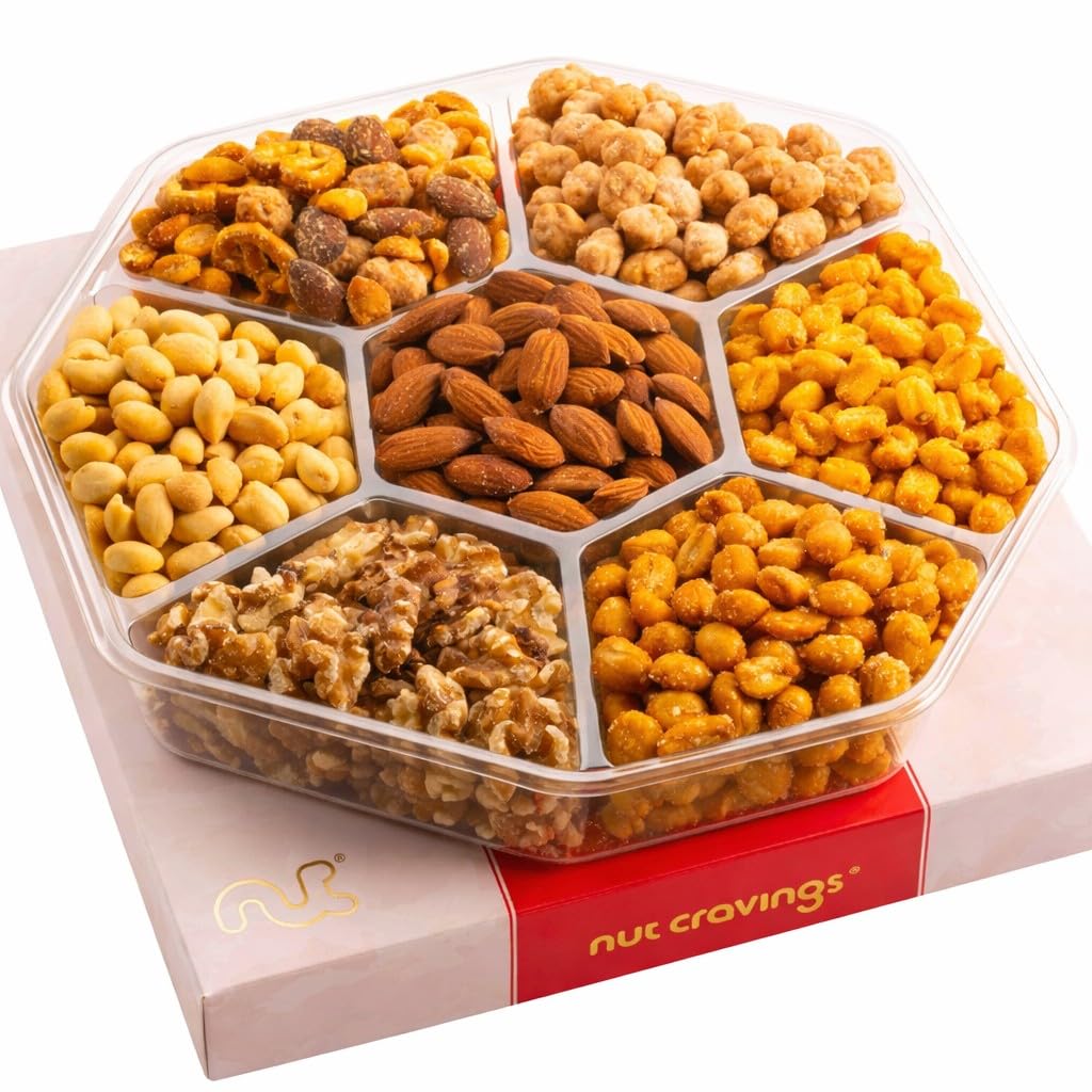 Nut Cravings Mother's Day Treats in a red-gold box showcase premium gift presentation.