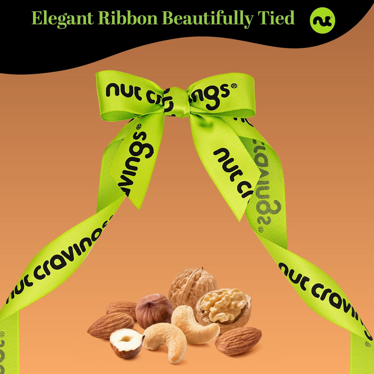 Nut Cravings nuts selection closeup featuring Bar Pretzel Mix and favorites.