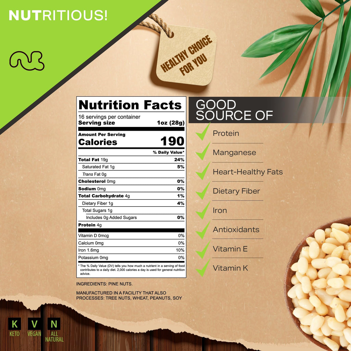 Nut Cravings pine nuts for salads enhance texture and taste
