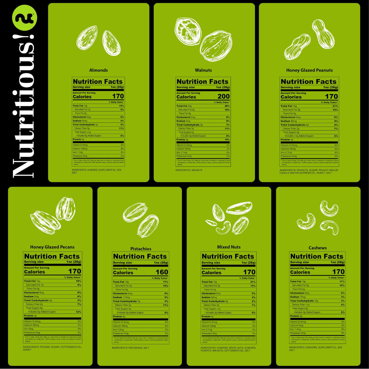 Nut Cravings pistachios collection highlighting vibrant shells