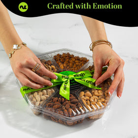 Nut Cravings seven-nuts assortment, diverse flavors in one tray