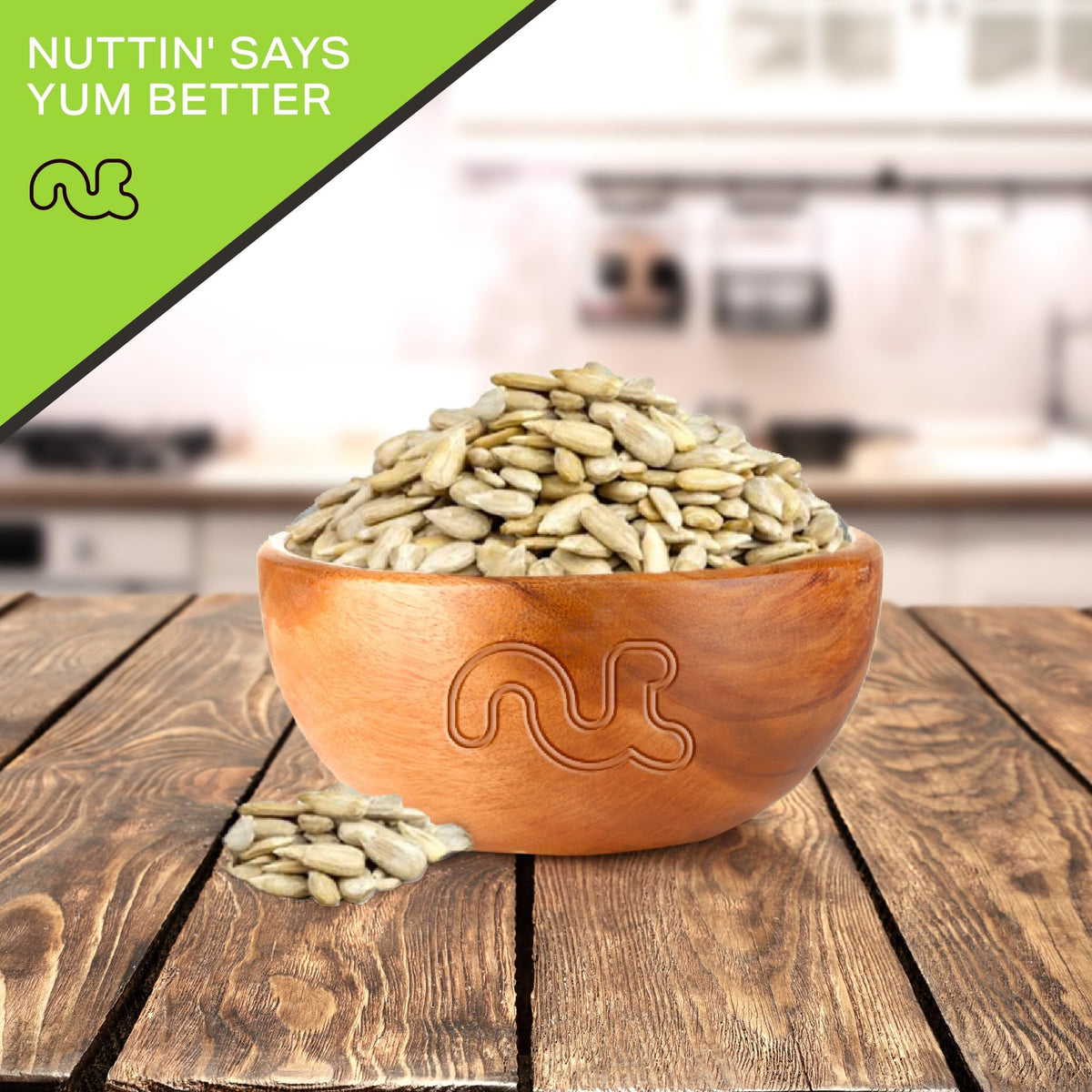 Nut Cravings bulk seeds in a 32oz bag, ideal for meal prep.