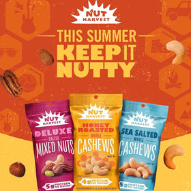 Nut Harvest Flamin' Hot Peanuts single-serving pouch ready for workouts.