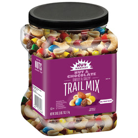 Nut Harvest Nut & Chocolate Mix jar, premium snack for day-long energy
