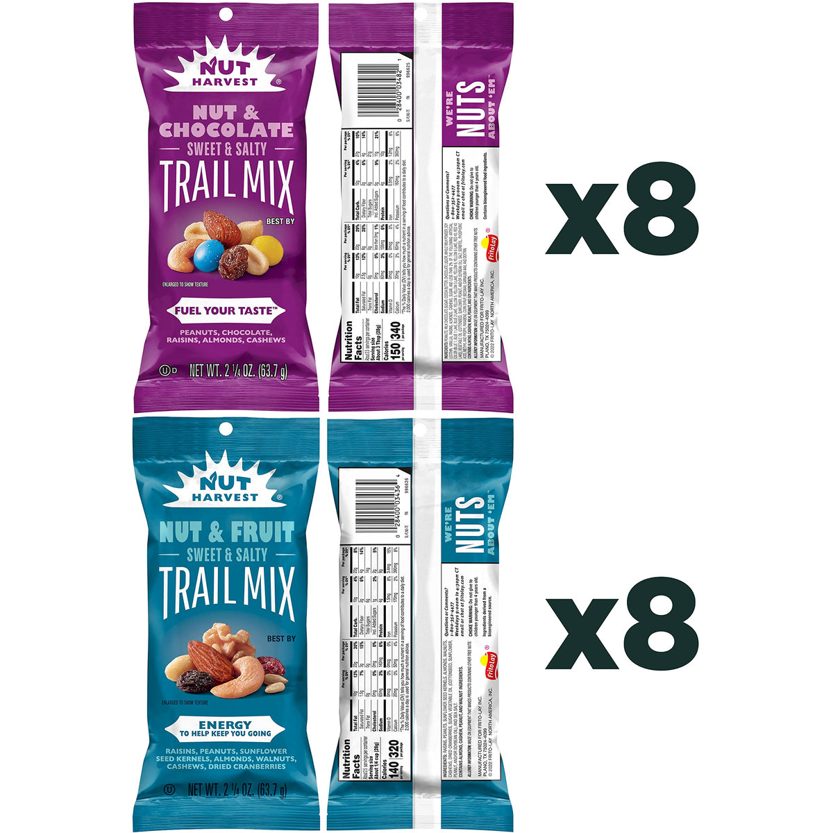 Nut Harvest Nut and Fruit Mix bag highlighting wholesome textures and natural sweetness