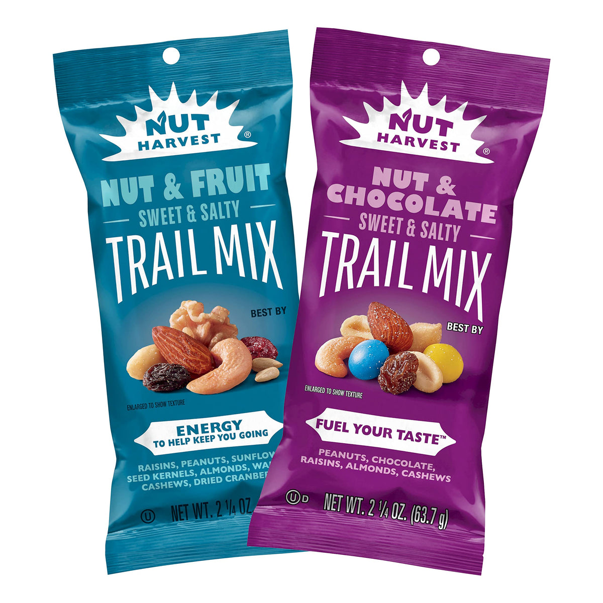 Nut Harvest on-the-go snack bag ideal for workouts and errands