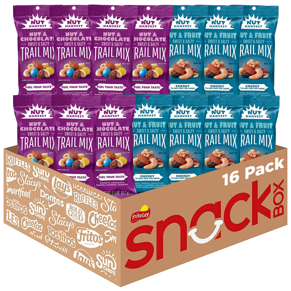 Nut Harvest Trail Mix Variety Pack 16-pack on-the-go snack for busy days