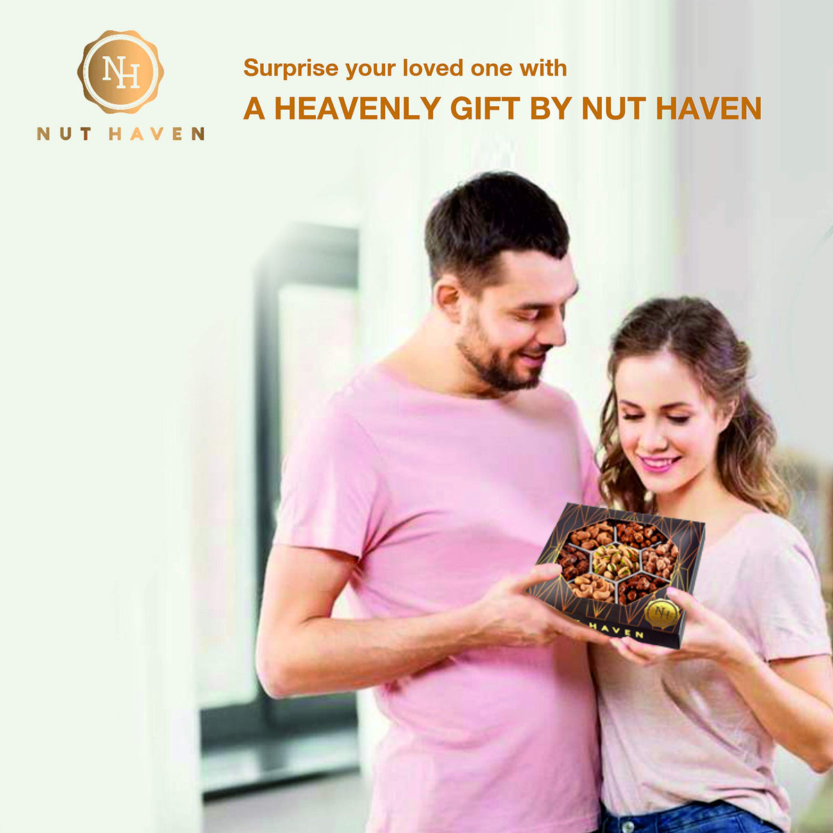 Nut Haven Roasted Salted Cashews offer savory crunch and balance.