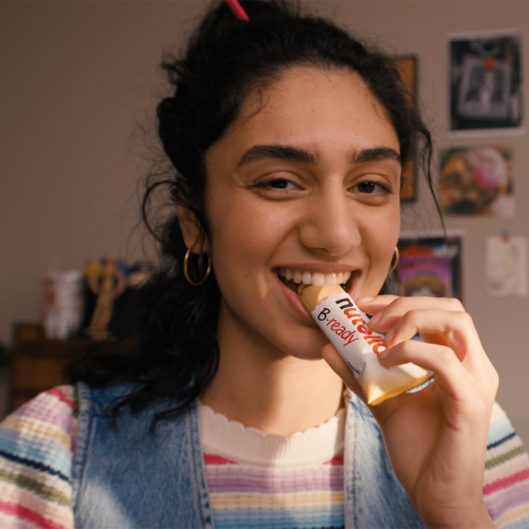 Nutella B-Ready individually wrapped bars ideal for lunchboxes