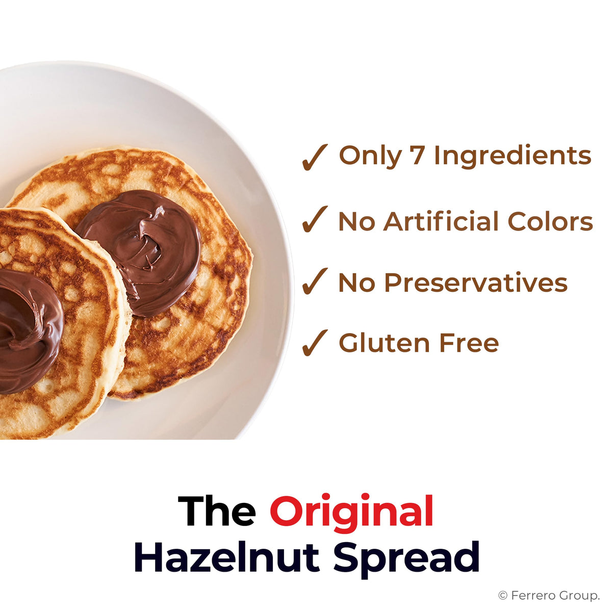 Nutella pairs with coffee and fruit for a versatile snack.