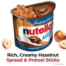 Creamy hazelnut aroma of Nutella & GO! in a portable cup.