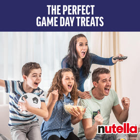 Nutella Go dipping action mini cups, perfect for sharing at gatherings.