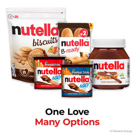 Nutella & GO! holiday snack idea for festive gift baskets and gatherings.