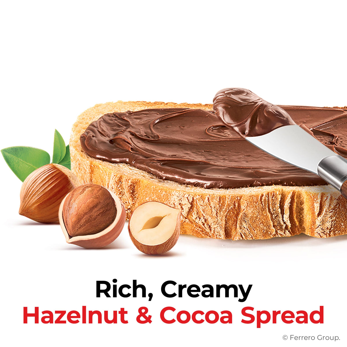 Nutella muffins topped with hazelnut spread for dessert-inspired mornings.