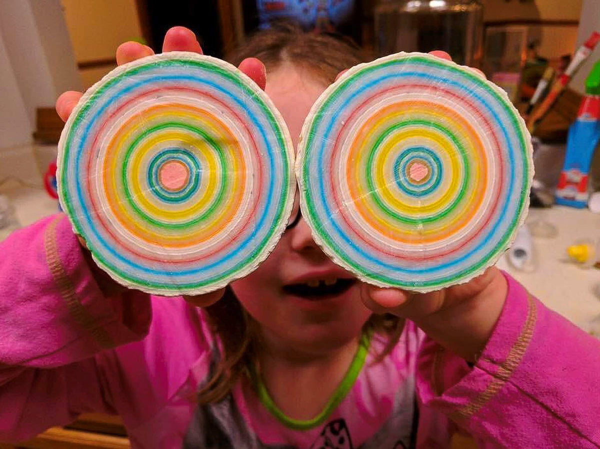 Nutic 1-pound giant jawbreaker, individually wrapped for easy sharing on the go.