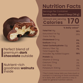 Nutic charcuterie board presentation, elevating desserts and gatherings with gourmet walnuts.