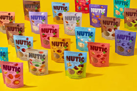 Nutic psychedelic candy in bright hues, ideal for celebrations and holidays.