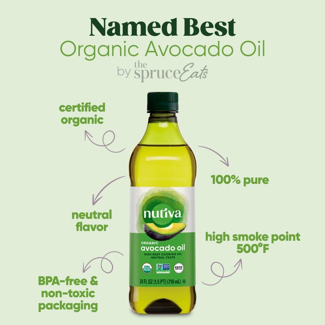 Nutiva avocado oil drizzle on baking vegetables for moist, even results.