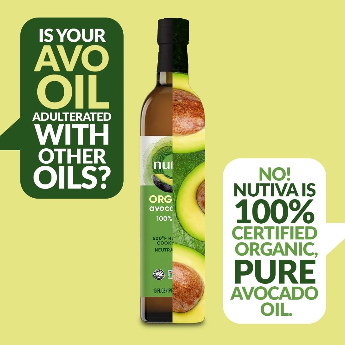 Nutiva avocado oil as dressing or mayo base for creamy recipes.