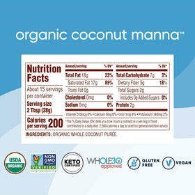 Nutiva Coconut Manna on toast, rich coconut flavor.