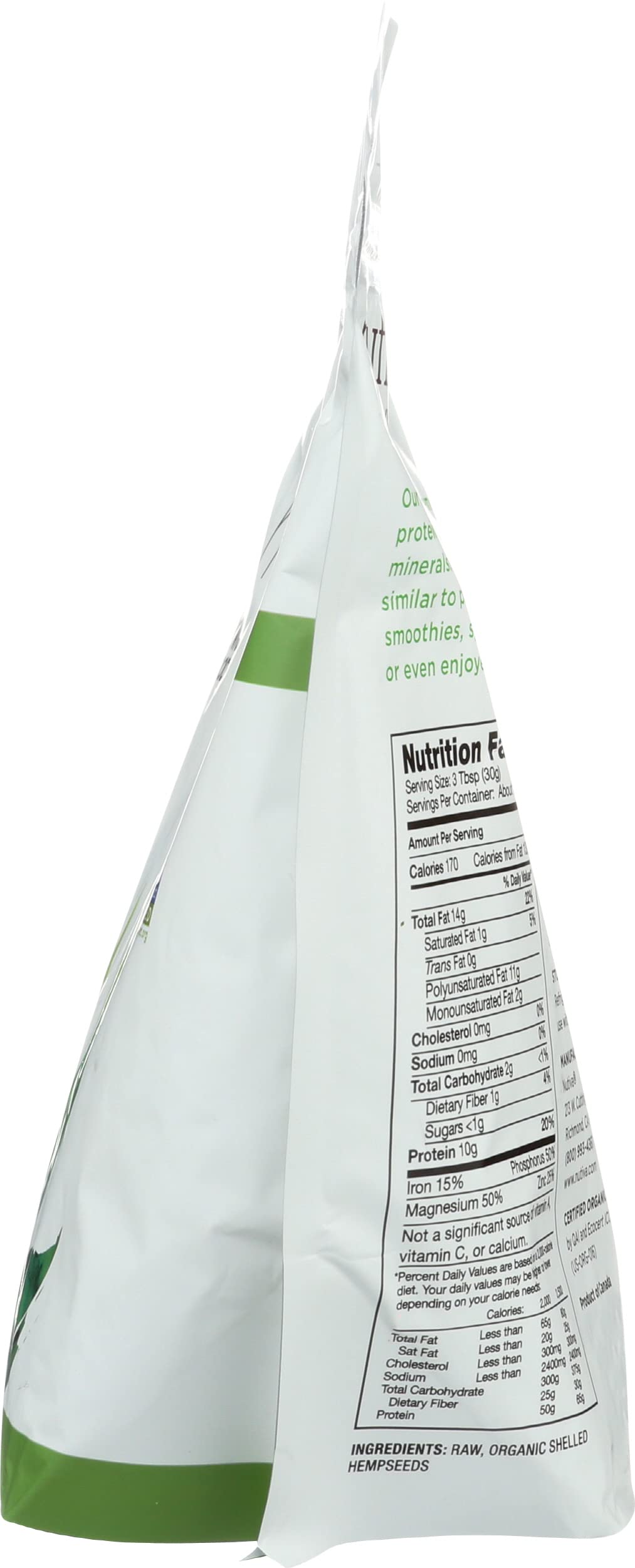 Salad topping Nutiva hempseed adds omega-balanced crunch.
