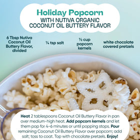 Nutiva vegan butter flavor blends from organic plants for dairy-free spreads.