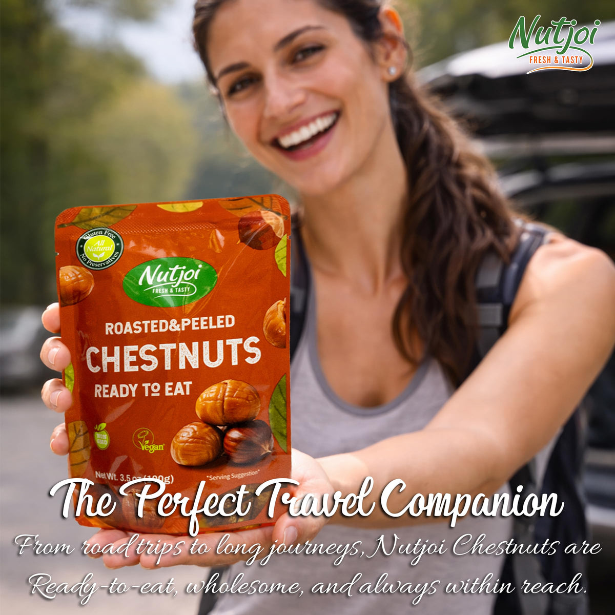 Nutjoi chestnuts for cooking and baking, creamy texture